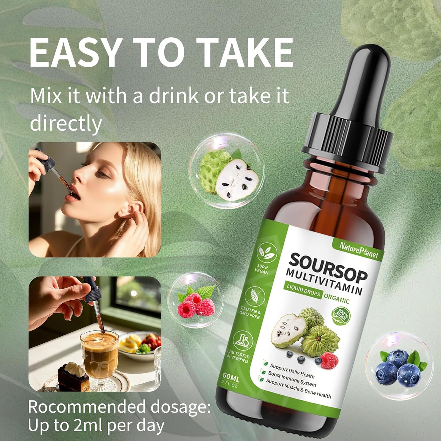 HerbaDrop™ - Soursop Multivitamin Liquid Drops